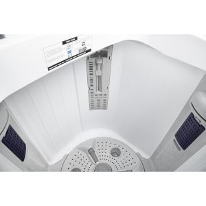 Voltas Beko 7.8 kg Semi Automatic Washing Machine (Blue) WTT78BLG Top View Open