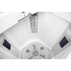 Voltas Beko 7.8 kg Semi Automatic Washing Machine (Burgundy) WTT78BRG Top View Open