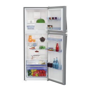 Voltas Beko 360 L 2 Star High End Frost Free Double Door Refrigerator (Silver) RFF383IF Open View