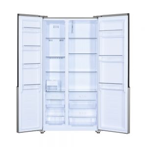Voltas Beko 472 L Side by Side Refrigerator (Inox) RSB495XPE Open View