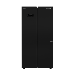 Voltas Beko 626 L Side by Side Refrigerator (Glass - Black) RSB64GF Front View