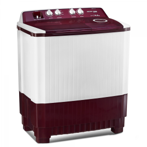 Voltas Beko 14 kg Semi Automatic Washing Machine (Burgundy) WTT140ABRT Left View