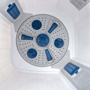 Voltas Beko 7 kg Semi Automatic Washing Machine (Sky Blue) WTT70DBLT Spin Tub View