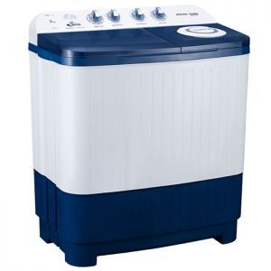 Voltas Beko 7 kg Semi Automatic Washing Machine (Sky Blue) WTT70DBLT Left View