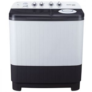 Voltas Beko 7 kg Semi Automatic Washing Machine (Grey) WTT70DGRT Front View