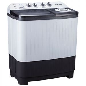 Voltas Beko 7.5 kg Semi Automatic Washing Machine (Grey) WTT75DGRT Left View
