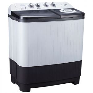 Voltas Beko 7 kg Semi Automatic Washing Machine (Grey) WTT70DGRT Left View