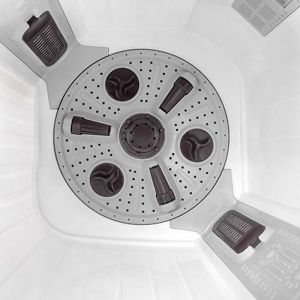 Voltas Beko 7.5 kg Semi Automatic Washing Machine (Grey) WTT75DGRT Spin Tub View