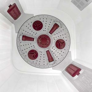 Voltas Beko 7.5 kg Semi Automatic Washing Machine (Burgundy) WTT75DBRT Spin Tub View