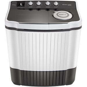 Voltas Beko 7.5 kg Semi Automatic Washing Machine (Grey) WTT75GT Front View