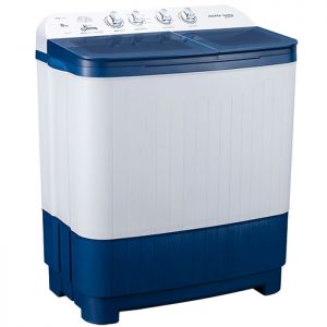 Voltas Beko 8 kg Semi Automatic Washing Machine (Sky Blue) WTT80DBLG Left View