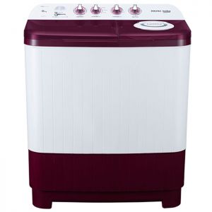 Voltas Beko 8 kg Semi Automatic Washing Machine (Burgundy) WTT80DBRT Front View