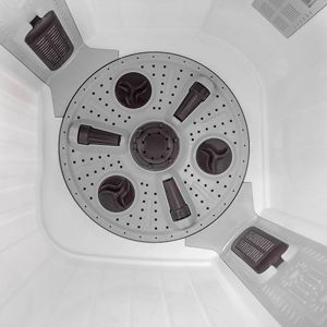 Voltas Beko 8 kg Semi Automatic Washing Machine (Grey) WTT80DGRG Spin Tub View