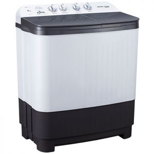Voltas Beko 8 kg Semi Automatic Washing Machine (Grey) WTT80DGRG Left View