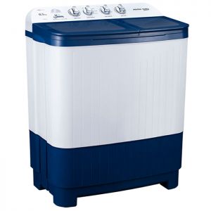 Voltas Beko 8.5 kg Semi Automatic Washing Machine (Sky Blue) WTT85DBLG Left View