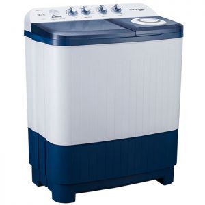 Voltas Beko 8.5 kg Semi Automatic Washing Machine (Sky Blue) WTT85DBLT Left View