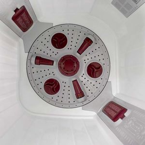 Voltas Beko 8.5 kg Semi Automatic Washing Machine (Burgundy) WTT85DBRT Spin Tub View