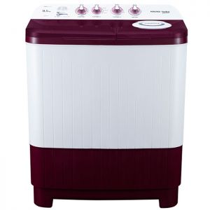 Voltas Beko 8.5 kg Semi Automatic Washing Machine (Burgundy) WTT85DBRT Front View