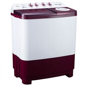 Voltas Beko 8.5 kg Semi Automatic Washing Machine (Burgundy) WTT85DBRT Left View