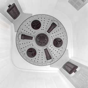 Voltas Beko 8.5 kg Semi Automatic Washing Machine (Grey) WTT85DGRG Spin Tub View