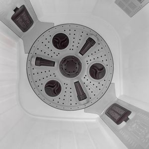 Voltas Beko 8.5 kg Semi Automatic Washing Machine (Grey) WTT85DGRT Spin Tub View
