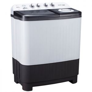 Voltas Beko 8.5 kg Semi Automatic Washing Machine (Grey) WTT85DGRT Left View